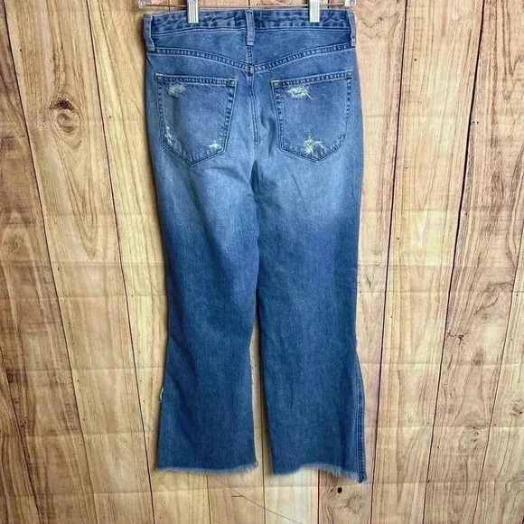 *Abercrombie & Fitch Simone High Rise Wide Leg Crop Size 26/2L - Picture 2 of 5